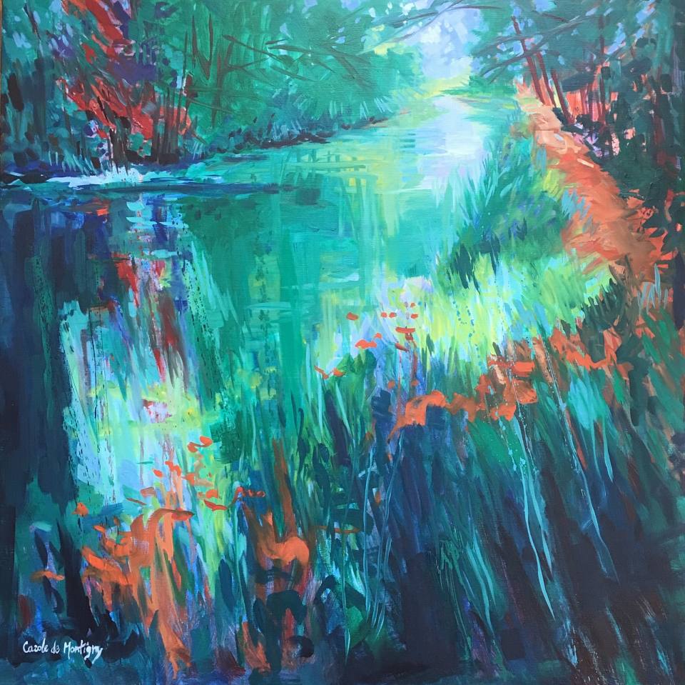 Le Canal Du Midi Et Autres Lieux De Lumiere Carole De Montigny Artiste Peintre